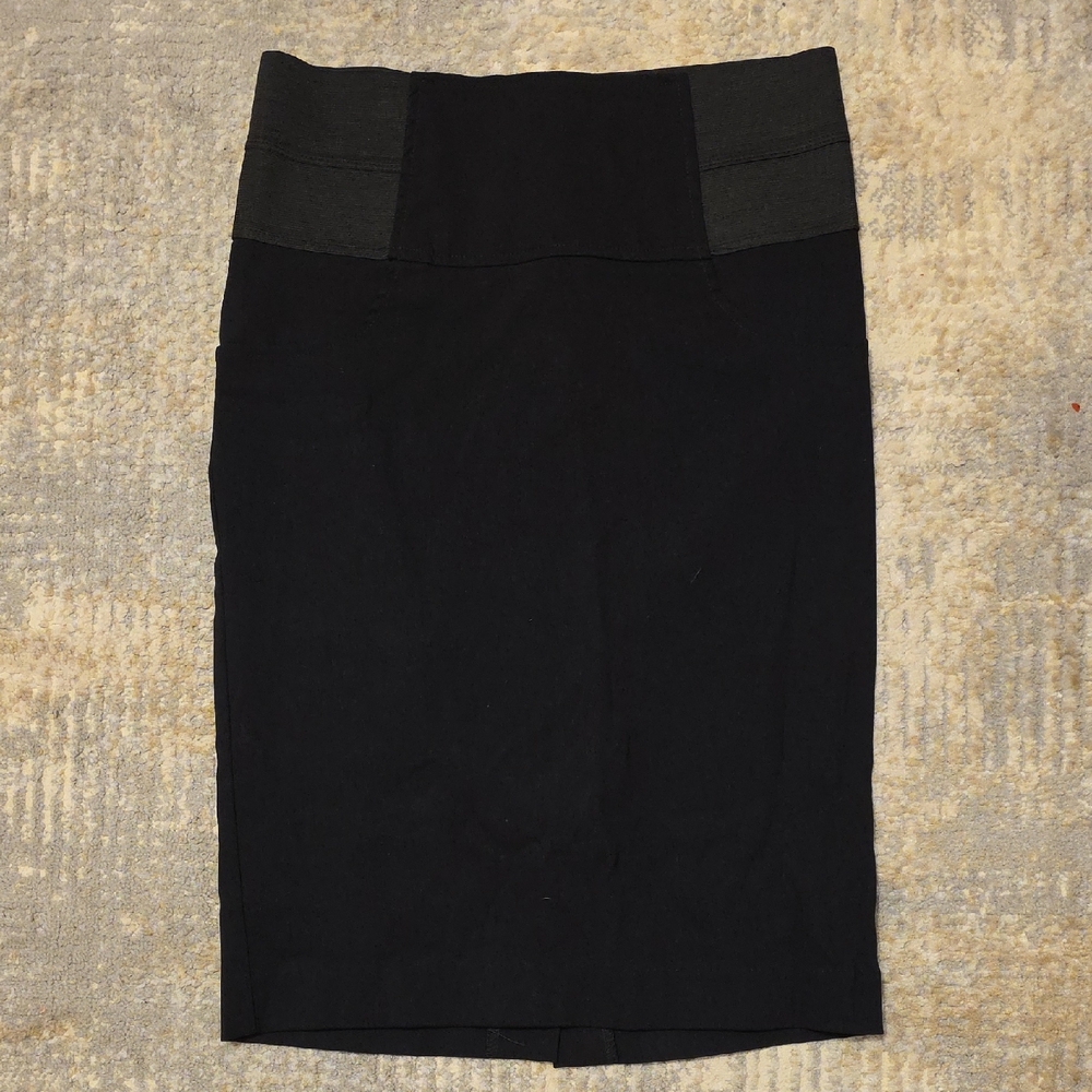 Matty M Black Pencil Skirt